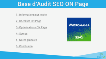 Audit SEO Micromania