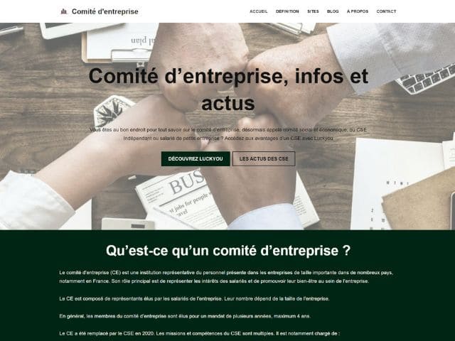 Site comite-entreprise.fr